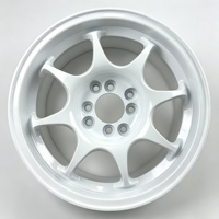 Rueda de Aleación Automotriz LHXT TC05 de 15 Pulgadas, 8*100/8*114.3, Rin Fundido, Apta para Honda Jazz, Fit, Yaris, Swift, Polo y Vios.