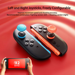 Wholesale Black 3 Pairs 6Pcs Thumb Grips <strong>Joystick</strong> Cap Analog Stick Cover <strong>for</strong> Nintendo Switch 2 Joy-Con - Product Image 6