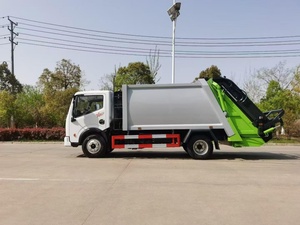 Camion compacteur à benne basculante 4x2 avec moteur Yuchai de 220 chevaux, transmission manuelle, camion de collecte des déchets - Product Image 6