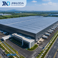 Edificio de Almacenamiento Prefabricado de Estructura de Acero, Taller, Centro Logístico, Construcción de Estructura Metálica Duradera, Unidad de Almacenamiento Industrial