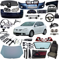 WGYAP pour VW Golf 5 Intérieur 6 GTI Pare-chocs avant 8 TSI Toit ouvrant Vitre Accessoires carbone 4 7 Feux arrière Carrosserie Pare-chocs Spoilers