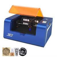 Pour Twotrees TS3 3D Fiber Laser Machine de gravure profonde 10W 3D Laser Machine de marquage pour bois cuir contreplaqué nouveau moule gravure