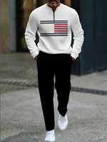 Nouveau sweat-shirt à capuche décontracté vintage pour homme, camouflage transfrontalier, demi-zip, tricoté, respirant, confortable et tendance