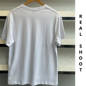 เสื้อยืดคอกลมแขนสั้นผ้าฝ้าย 100% น้ำหนัก 190 กรัม แบบเรียบ สวมใส่สบาย เหมาะสำหรับทำงานหรือใส่ลำลองในฤดูใบไม้ผลิ สามารถปรับแต่งได้ - Product Image 3