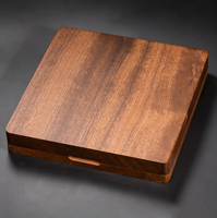 Boîte à dés magnétique en bois multi-compartiments personnalisée pour jeux de société