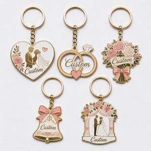 Manufacturer Custom Wholesale Memory Key Chains Flower <b>Ring</b> Metal Keychains Romantic Wedding Gifts Souvenirs <b>Keyring</b> - Product Image 1