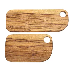 Tabla de cortar de madera gruesa en blanco de cocina personalizada de fábrica al por mayor, bloque de madera inteligente, bambú, acacia, Nogal Negro, tabla de cortar