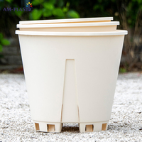 Pot de fleur en plastique double couleur durable fournitures de jardin domestique de tailles multiples pour la transplantation de plantes succulentes de pépinière jardinière de qualité supérieure