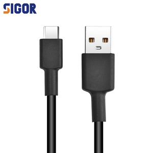 Новые оптовые кабели для быстрой зарядки 3А, TPE, 1 м, Type-C, USB на Type-C, для передачи данных, бренд SIGOR, модель <span class=keywords><strong>2026</strong></span> года - Product Image 1