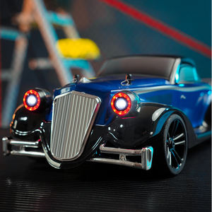 1:16 pleine proportion RC électrique 4WD télécommande sur route dérive classique voiture diable ange oeil phares contrôle synchrone - Product Image 5