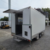 Nouvelle conception de restaurant mobile, kiosque de restauration rapide, stand de hot-dogs, stand de glaces, snack-bar, café, camion de nourriture, remorque