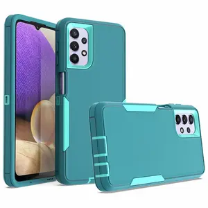 Casing Ponsel Kriket untuk Moto G Pure 2021, Pelindung Belakang Ponsel Hibrida TPU Lembut PC Tahan Guncangan Tugas Berat Metro Kasar