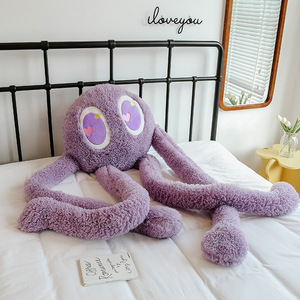Pupazzo di peluche di polpo a gamba lunga cartone animato medusa seppia seppia peluche bambola di animali di pezza Figure di vita marina peluche cuscino per acquario - Product Image 5