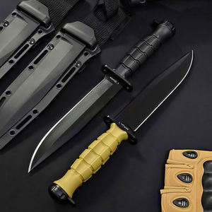 Cuchillo Táctico Personalizable ER MK2.1, Hoja Fija de Acero Inoxidable de Alta Calidad, Funda de Goma G10 DIY OEM para Cuchillo - Product Image 1