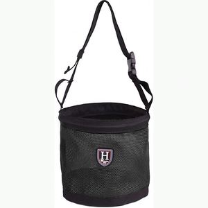 Muestra gratuita: Bolsa ajustable para alimentación de caballos con almohadilla cómoda para el cuello, bolsa de lona resistente y duradera para grano y alimento para caballos. - Product Image 4