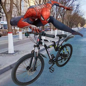 Vélo de montagne 26 pouces avec fourche à suspension, freins à disque doubles, jantes en alliage d'aluminium, unisexe, pour adultes - Product Image 1