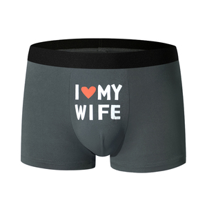 Calzoncillos bóxer de secado rápido cómodos y transpirables para hombre, <span class=keywords><strong>ropa</strong></span> <span class=keywords><strong>interior</strong></span> romántica de diseño exclusivo, MOQ pequeño de fábrica china, MOQ - Product Image 4