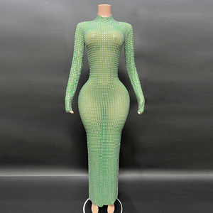 green emerald velvet dress Forest Green Sequin Puff Sleeve Mini Dress