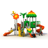 Jeux de parc d'attractions amusants pour enfants jouets en plastique toboggan aire de jeux extérieure pour enfants diaporama en plastique