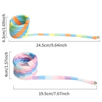 Vente chaude Interactive Intérieur Chat Jouet Coloré Arc-En-Boule En Peluche Chat Teaser Pet Mouvement Jouet