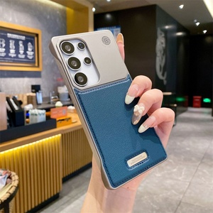 เคสโทรศัพท์แม่เหล็กหรูหราสำหรับ Samsung S25 Ultra พร้อมกลิ่นหอมอโรมาเธอราพี  วัสดุหนังแบบไร้ขอบ ป้องกันแรงกระแทก สำหรับ S24 - Product Image 4