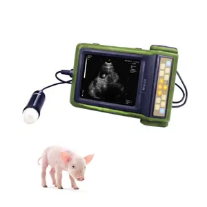 Scanner de ultrassom veterinário portátil portátil para animais, máquina de ultrassom de bom preço para ovelhas e porcos