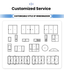<span class=keywords><strong>Porta</strong></span> Scorrevole in Alluminio a Taglio Termico con Doppi Vetri Insonorizzati a Risparmio Energetico, Standard Australiano AS2047, per Ville - Product Image 5