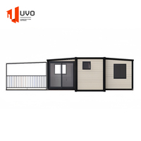 Meilleure vente maison mobile 3 1 de 40 pieds à assemblage facile maison conteneur préfabriquée extensible en acier panneau sandwich de villas de 4 chambres à coucher