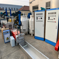 Machine de granulation de recyclage monophasée à haute capacité et économique pour EPS/PA/PP/PE/ABS/PC/PS, moteur 10 CV pour petites entreprises