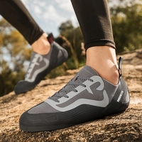Chaussures d'escalade imperméables à lacets, coupe basse, en caoutchouc durable, pour l'extérieur, personnalisées en usine, OEM, professionnelles