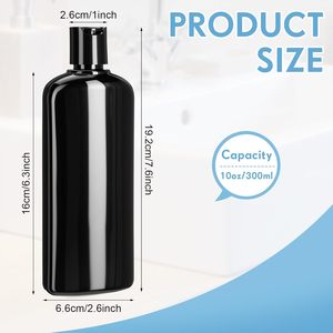 Empty Shampoo Lotions Package 50ml 100ml 150ml 250ml 300ml PET Plastic <b>Bottles</b> with Press Disc Cap - Product Image 2