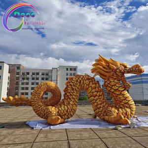 โฆษณาที่กําหนดเองพองการผลิตเหตุการณ์สัตว์สไตล์จีนพองมังกรทอง - Product Image 6