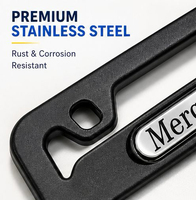 Support de plaque d'immatriculation en acier inoxydable noir standard US FENGYUNJIA avec étiquette époxy personnalisée, vente en gros, modèle MG-12