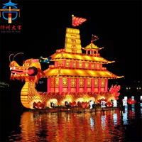 KFL-005 Lanterne géante en soie Dragon, défilé du festival chinois, décoration extérieure pour centre commercial et place, fabrication artisanale sur mesure en usine