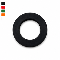 Joint torique en silicone noir souple, durable et écologique pour robinet industriel, vente en gros d'usine