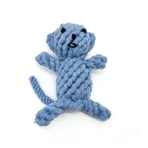 Wholesale Pet Durable Handmade Monkey Puppy Teething Toys Cotton Rope Chew Dog Toys