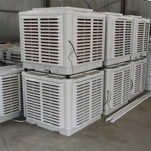 เครื่องทำความเย็นอากาศอุตสาหกรรม 18000 ลูกบาศก์เมตร/ชั่วโมง แบบระเหยน้ำ ติดตั้งบนหลังคา แบบท่อ สำหรับบ้าน แผ่นทำความเย็นสำหรับงานก่อสร้าง - Product Image 6