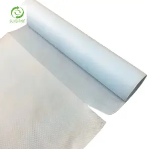 Vente directe d'usine 100% pp draps de lit d'hôpital drap de lit non tissé perforé jetable tissu non tissé
