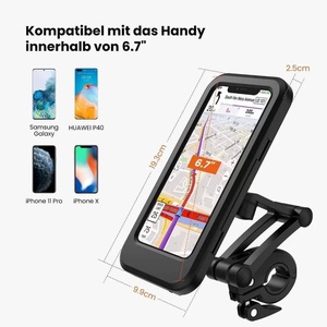 Soporte Universal para Teléfono Celular EONLINE 360 Ajustable e Impermeable para Bicicleta, Motocicleta, Manillar - Product Image 4