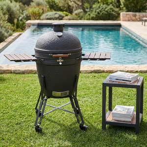 Barbecue Kamado multifonction Auplex au charbon de bois, 22 pouces, gril en céramique <span class=keywords><strong>Epicure</strong></span> pour usage extérieur - Product Image 1