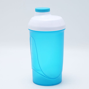 Wholesale Customized 600ml GYM Shake Drink Water <b>Bottle</b> clear Transparent Plastic <b>Protein</b> Shaker <b>Bottle</b> - Product Image 6