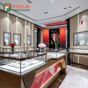 High Visibility Jewelry Shop Display Polished Surface Boutique Space Jewelry Cabinet - Product Image 6