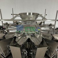 Peseuse multi-têtes automatique haute vitesse 14 têtes 3,5 L pour machine d'emballage de pièces métalliques