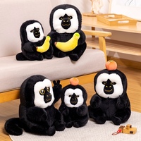 Peluche Personalizable de Mono Curioso George, Suave y Adorable, Relleno de Algodón PP, Juguete de Peluche