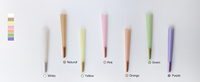 Tubes à cigarettes artisanaux en papier de pâte de bois carrés, marque privée OEM, jetables, design simple, personnalisables pour la vente en gros