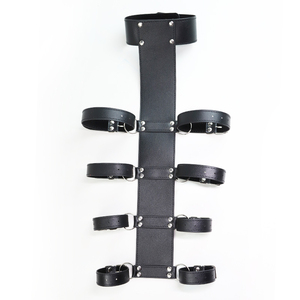 Arnés Corporal Ajustable de Cuero para BDSM, Juguete Sexual, Juego de Roles, Sujeción de Brazos, Esposas de Bondage para Espalda, Correa de Restricción, Equipo de Bondage - Product Image 5