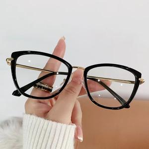 Nuevas Gafas de Sol de Moda con Protección Anti Luz Azul para Mujer, Montura Metálica Dorada, Protección UV375 Tipo 3, Lentes de PC - Product Image 2