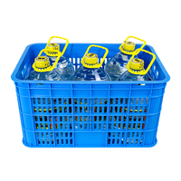 Caisse de lait en plastique personnalisée PP/PE maille empilable caisse de légumes en plastique panier de tomates de fruits à usage intensif