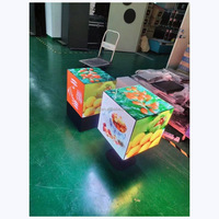 Boîte d'affichage à LED dynamique 3D P3 576x576 pour une utilisation intérieure et extérieure-Cube d'éclairage au détail