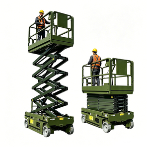 Plateforme élévatrice mobile à ciseaux 4m 12m pour maintenance, capacité 240kg, pour réparation d'éclairage public, vente en gros - Product Image 5